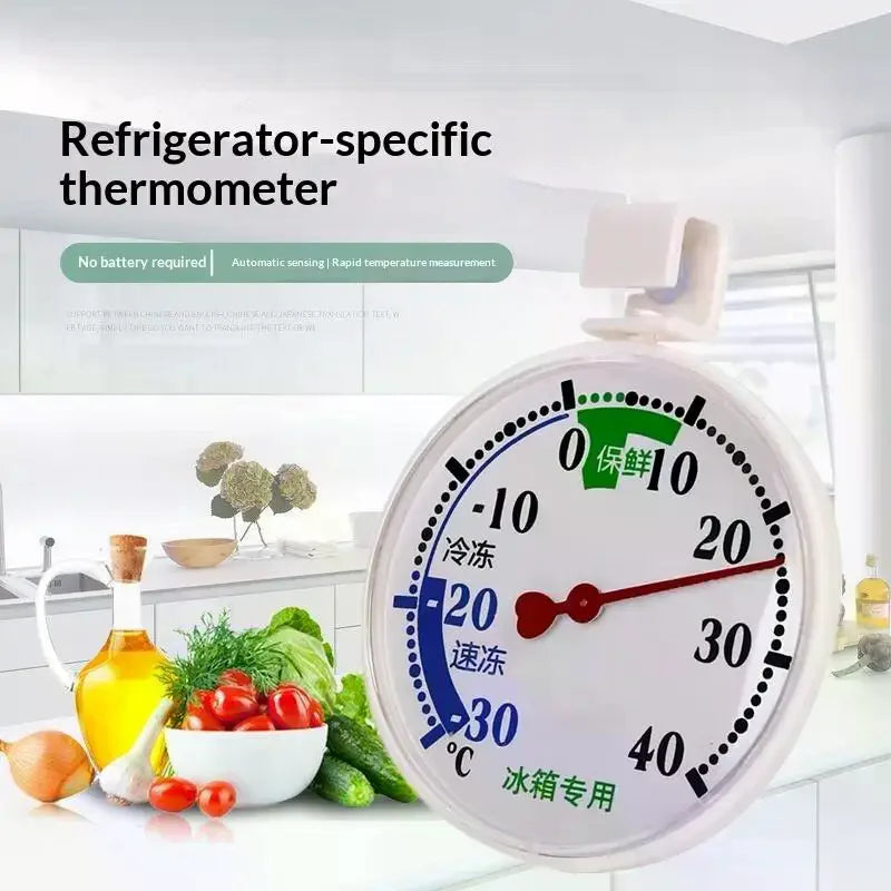 HELTC Fridge Freezer Thermometer – Mercury-Free, Battery-Free