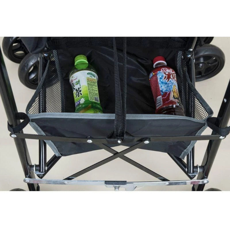 Baby Stroller Hanging Basket – Large & Small Storage Bag