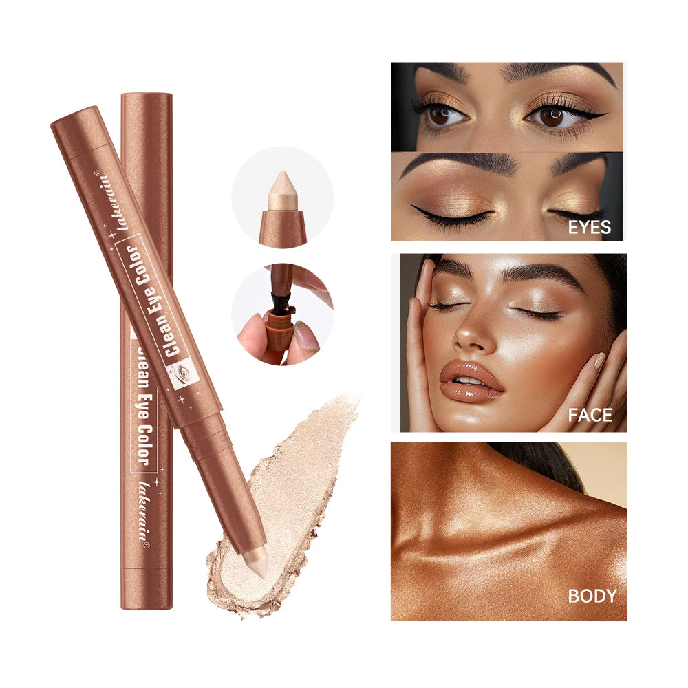 Contouring for Face Highlighter Fairy Stick Makeup Contour Eyes Bronzers Original Korean Makeup Palette Shimmers/highlighters Peaceful Pleasures Health and Wellness