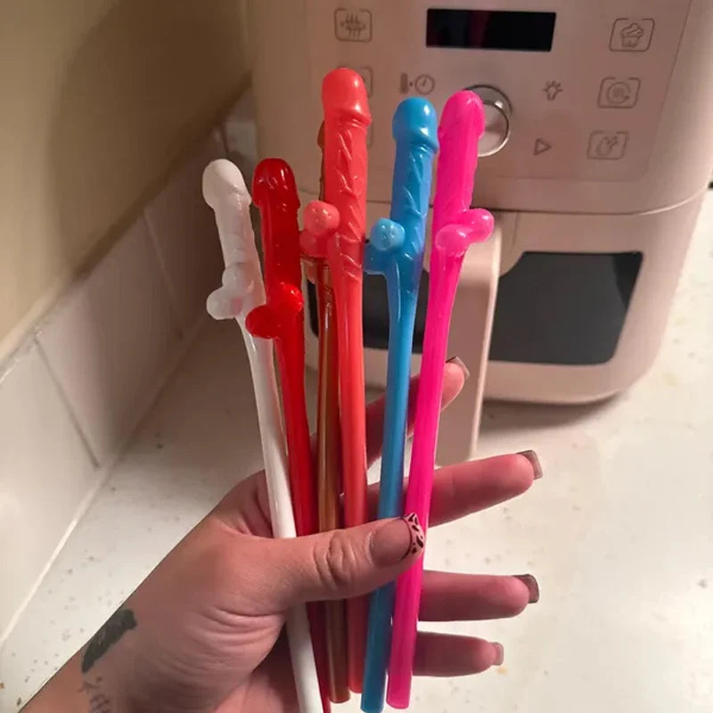 Naughty Drinking Straws Bachelorette Party Bridal Shower Gift Party Drinking Straws Peaceful Pleasures Health and Wellness