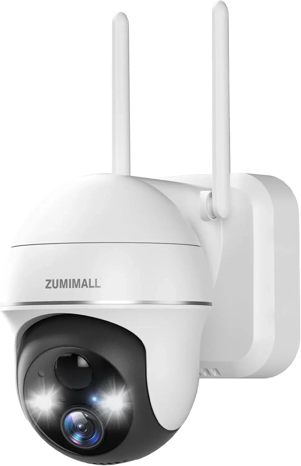 Wireless Outdoor Security Camera with 360° View, 2K Battery Powered, Color Night Vision, AI Detection, Alexa Compatible Peaceful Pleasures Health and Wellness United States