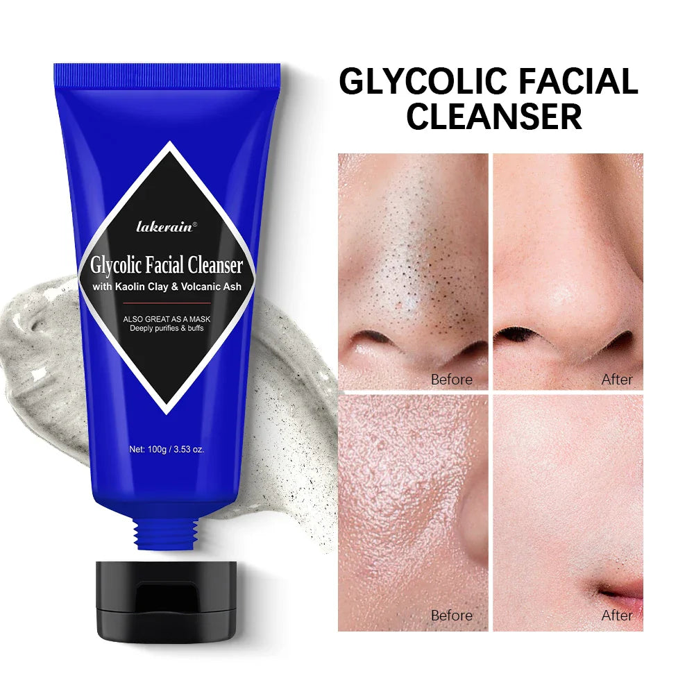 Glycolic Acid Clay Cleanser & Mask – Oil Control All Skin Types