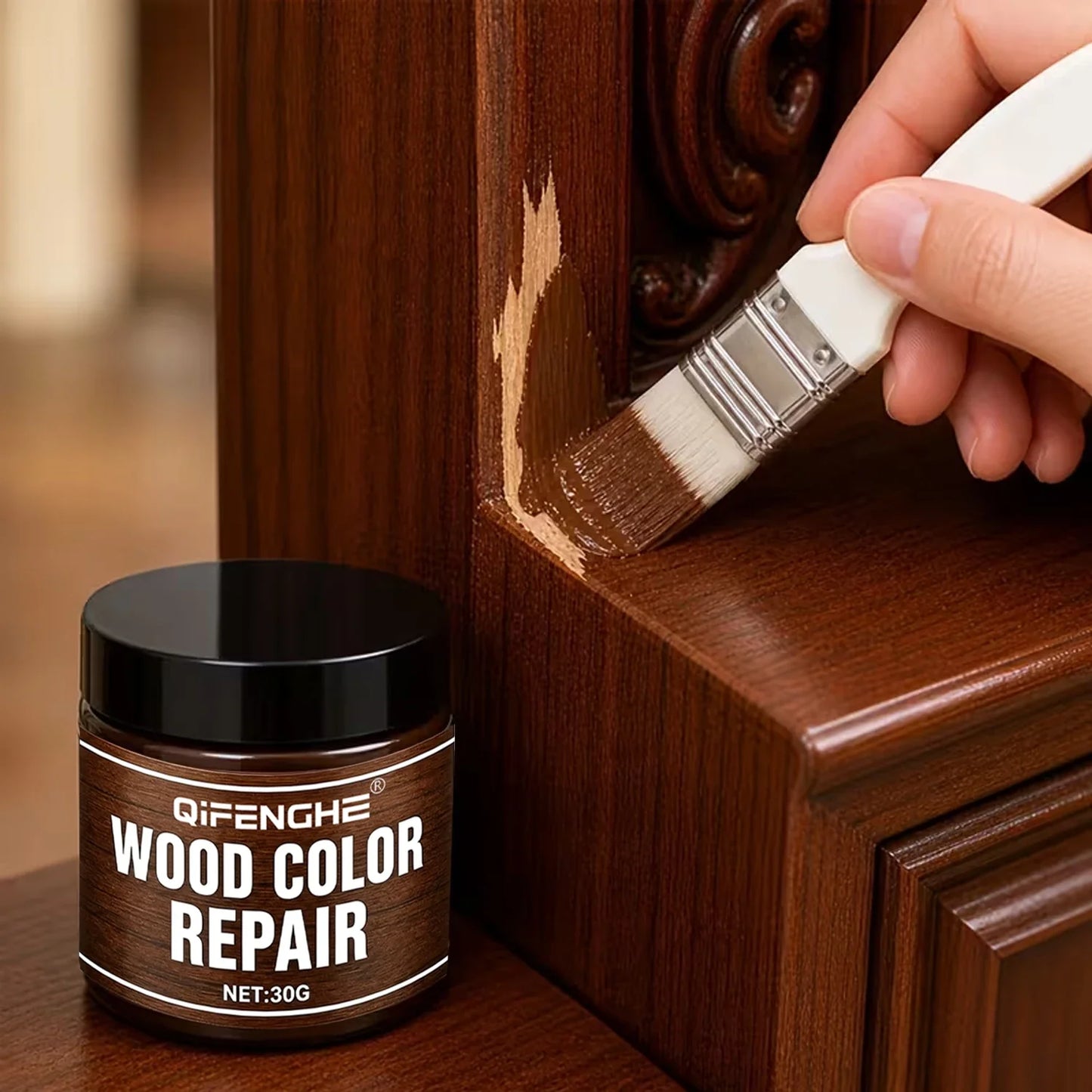 Wood Color Repair Paste – 30g Furniture Scratch Repair Cream