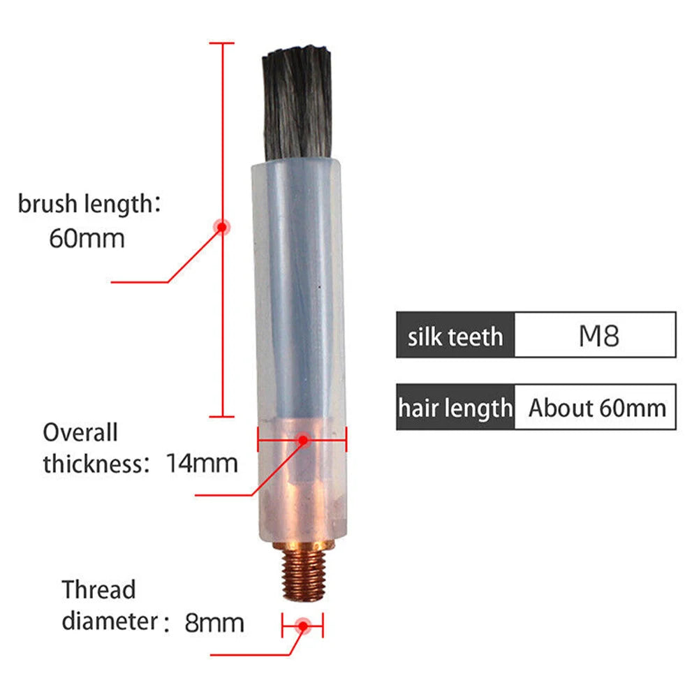 M6 M8 M10 Pickling WIG MIG MAG Brush Cover Carbon Fibre Weld Cleaning