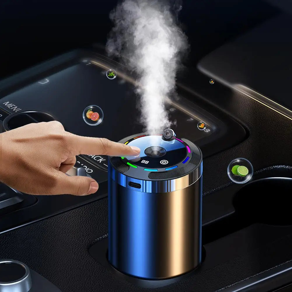 Car Diffuser Humidifier 5 Modes Car Humidifier Aromatherapy Diffusers Car Air Freshener For Car Home Office Bedroom Long Peaceful Pleasures Health and Wellness