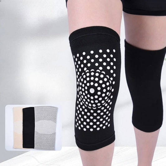 2PCS New Self Heating Knee Braces Sleeve Tourmaline Knee Support Far Infrared Keep Warm Knee Pads Peaceful Pleasures Health and Wellness