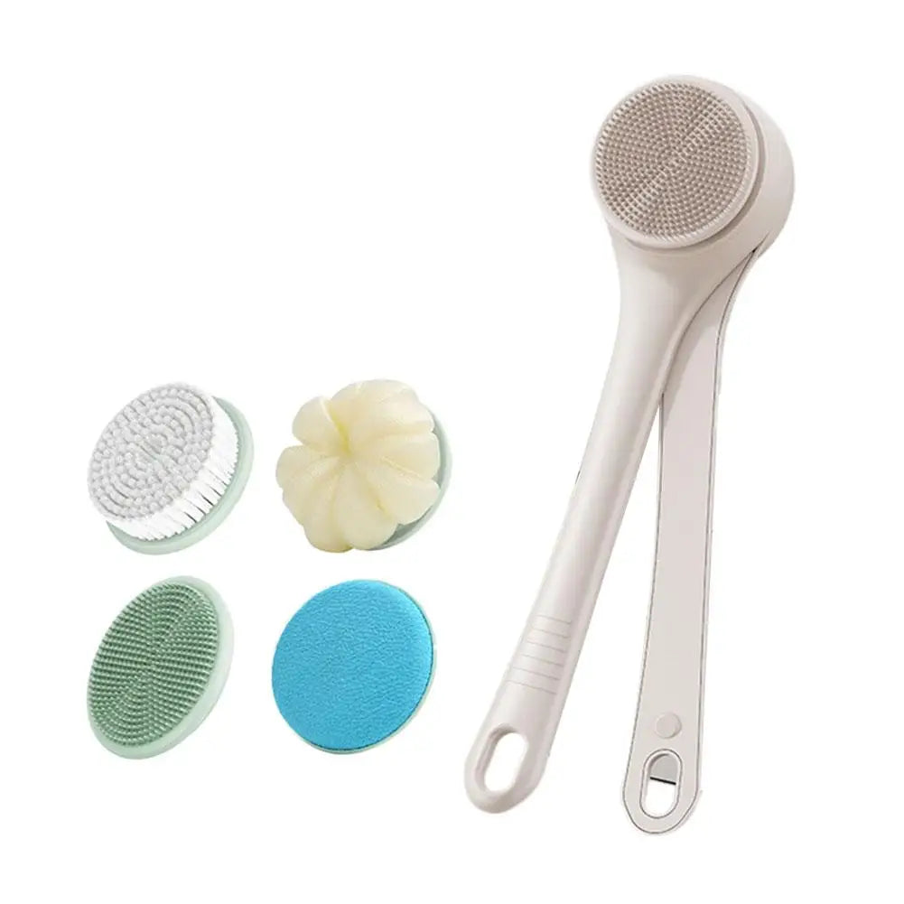 4-in-1 Electric Bath Brush – Waterproof Shower Body Scrubber