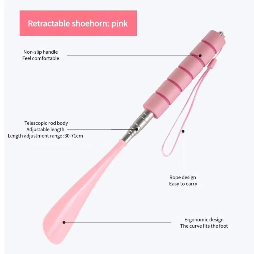Extendable Long Shoe Horn 30–71cm | Stainless Steel