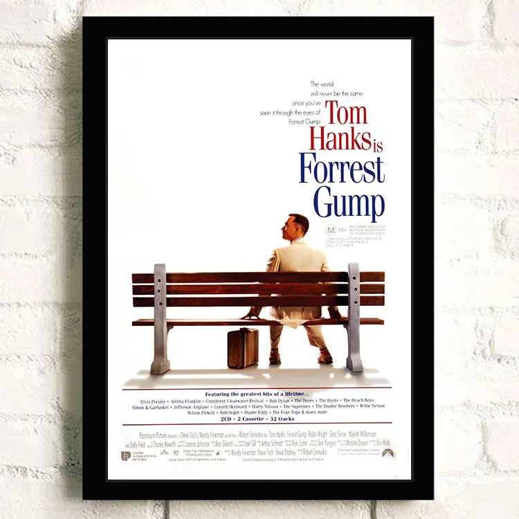 Forrest Gump Classic Movie Canvas Wall Art Poster | Home Decor