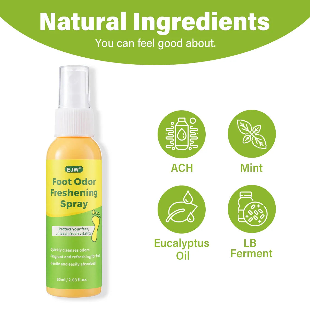 Probiotic Foot Spray – Tea Tree, Lavender & Eucalyptus Odor Control