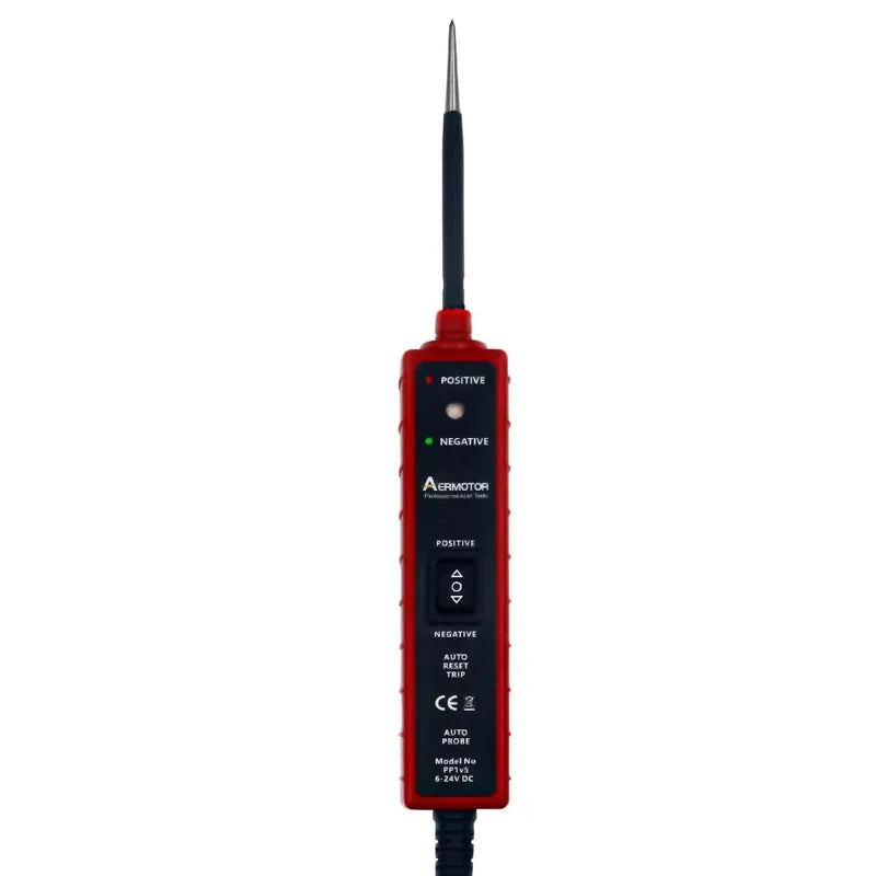 Automotive Circuit Tester 6-24V DC Power Probe w/ Switch