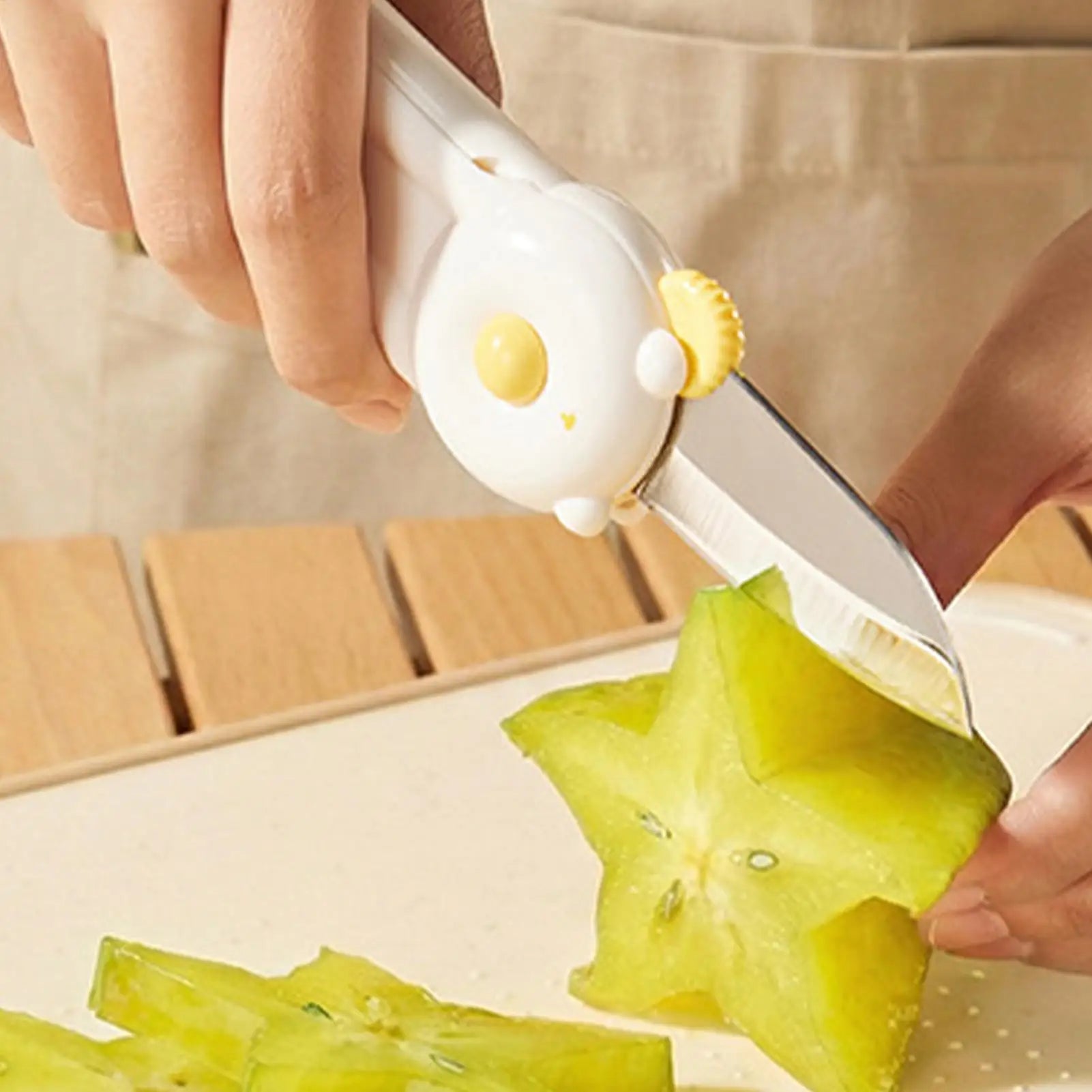 Magnetic Foldable Vegetable Peeler & Cutter | Ergonomic 2-in-1 Vegetable Peeler Peaceful Pleasures Health and Wellness