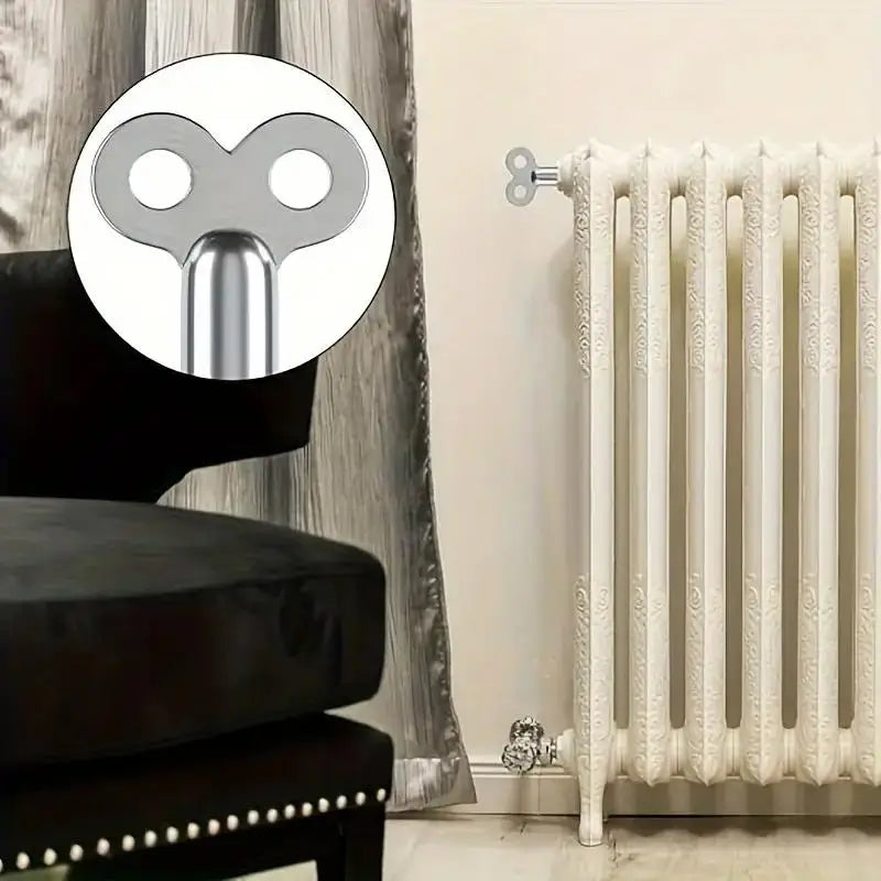 1 Zinc Alloy Radiator Key Bleeding Air Radiators Square Socket Vent