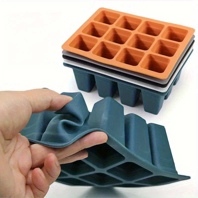9-Cell Silicone Seed Germination Tray with Drainage Holes