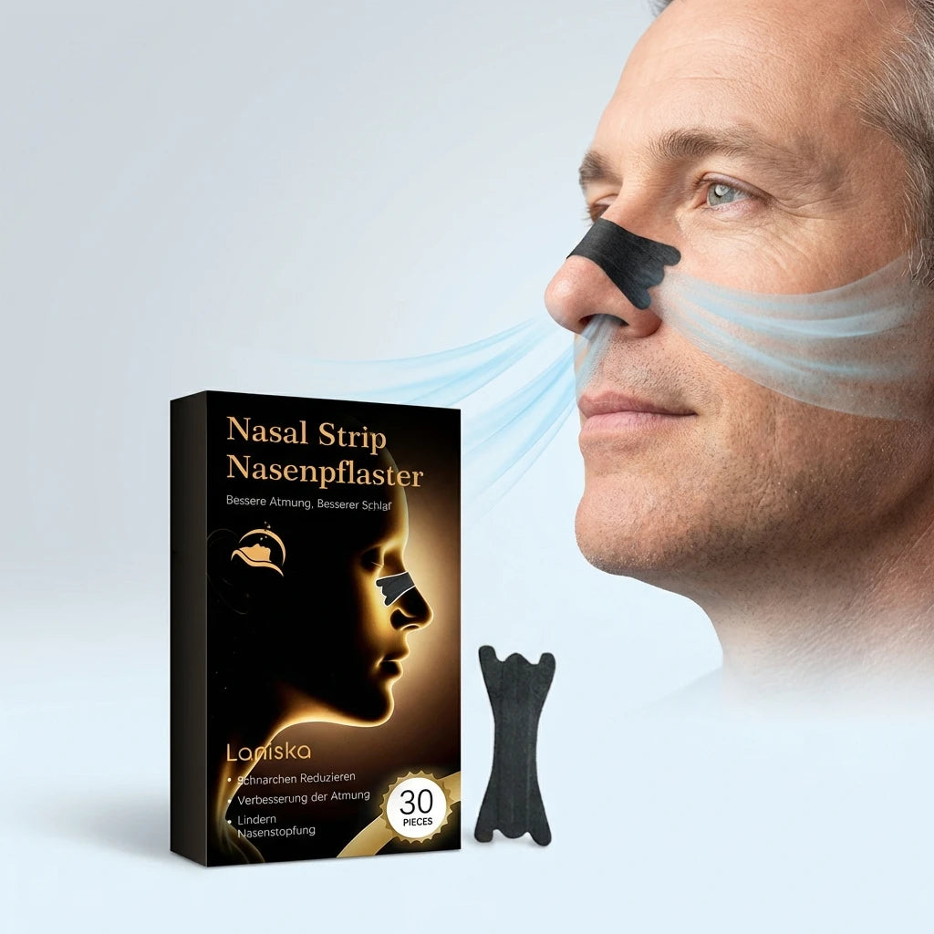 Breathable Nasal Strips for Better Sleep – 30 Count
