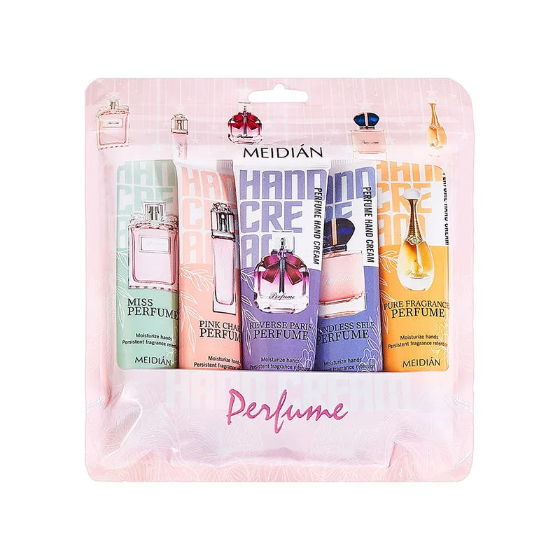 Perfume Hand Cream Set Moisturizing And Hydrating Long-lasting Fragrance Repair Anti-drying Smooth Hand Skin Hand Skin Care Set Peaceful Pleasures Health and Wellness perfume hand cream