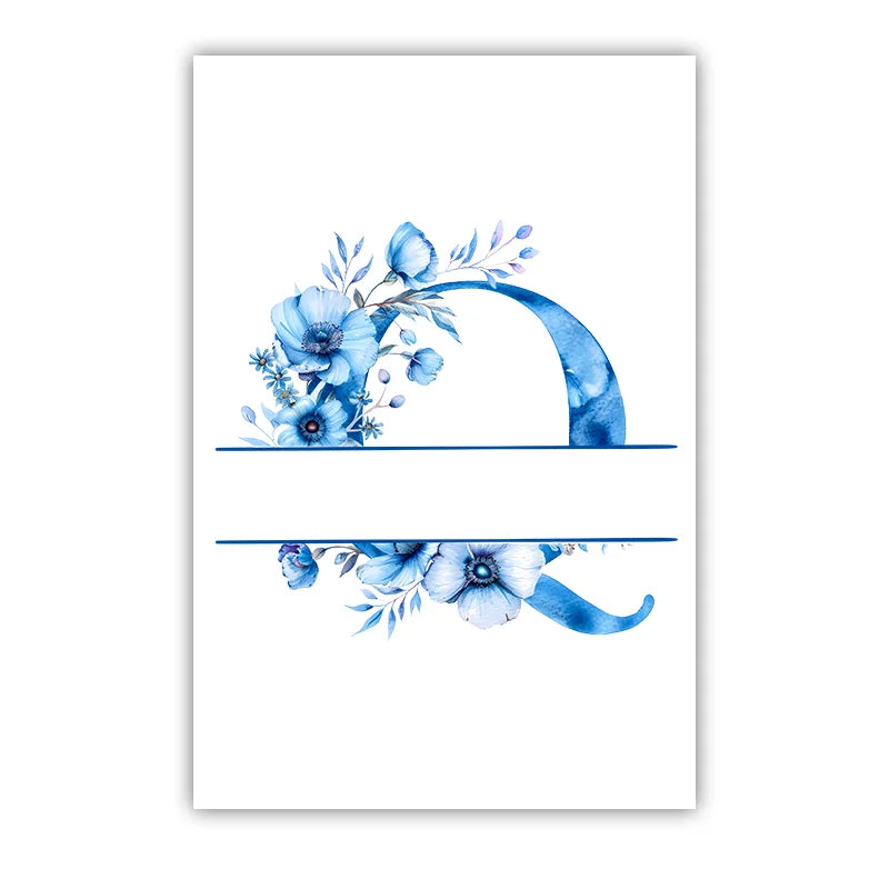 Custom Name Nursery Wall Art | Nordic Animal Canvas Print