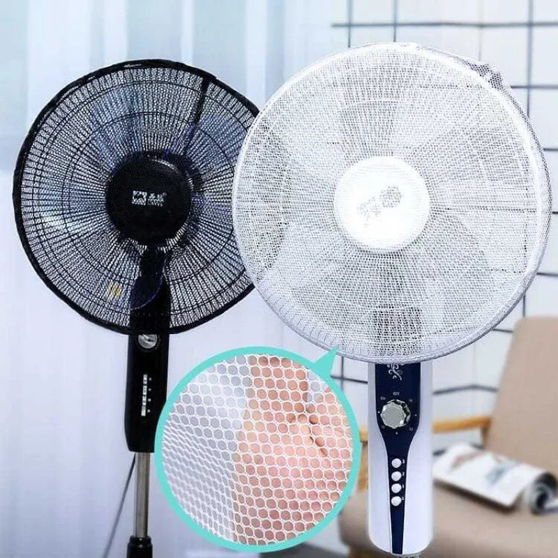 Universal Kid Anti-pinch Hand Round Fan Safety Cover Easy Installation Fan Dustproof Child Protection Mesh Cover Mesh Fan Sleeve Peaceful Pleasures Health and Wellness