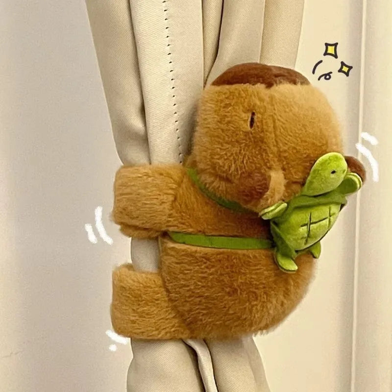 Capybara Snap Ring Plush Bracelet – Fun Kids Gift & Photo Prop
