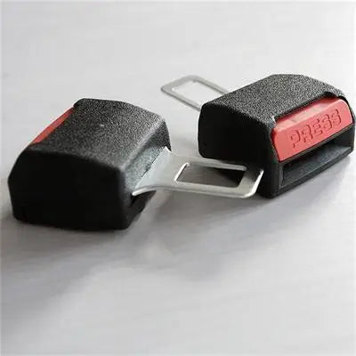 Hot Sale 2Pcs Universal Car Safety Adjustable Seat Belt Clip Extender Extension Black Seat Belts And Padding Peaceful Pleasures Health and Wellness