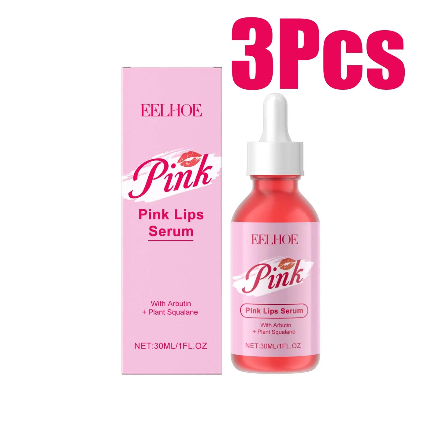 Pink Lip Brightening Serum – Lighten, Plump & Hydrate Lips