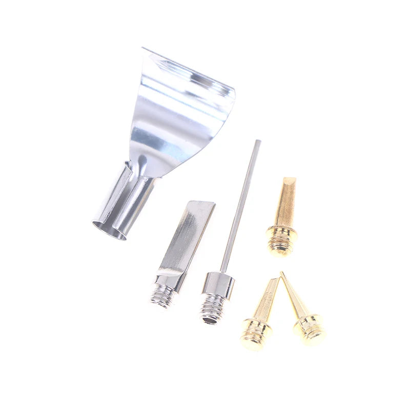 5/6Pcs/Set Replace Copper Tips Nozzle Kit For Hs-1115K/Mt-100 Aerated Flame Butane Gas Soldering Iron Cordless Welding Tool Peaceful Pleasures Health and Wellness