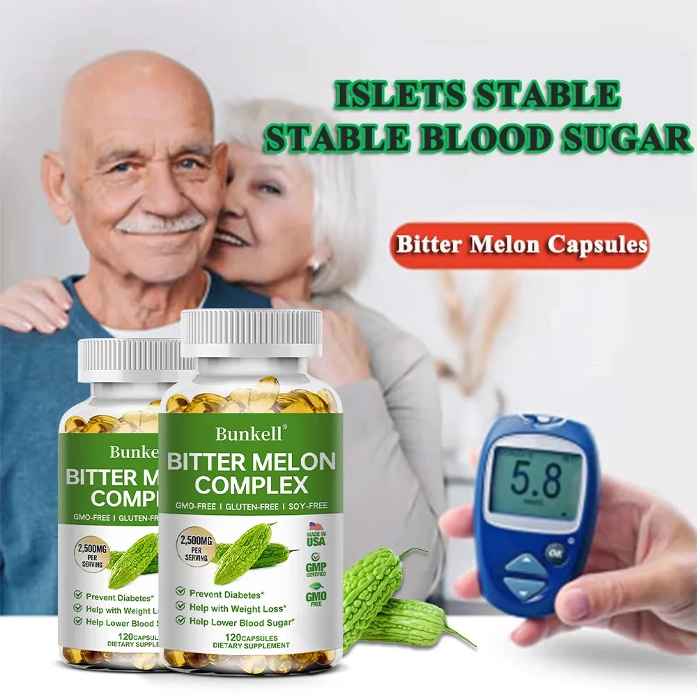 Bitter Melon Extract - Helps balance blood sugar and blood lipids, promotes overall metabolic health, weight management, Peaceful Pleasures Health and Wellness