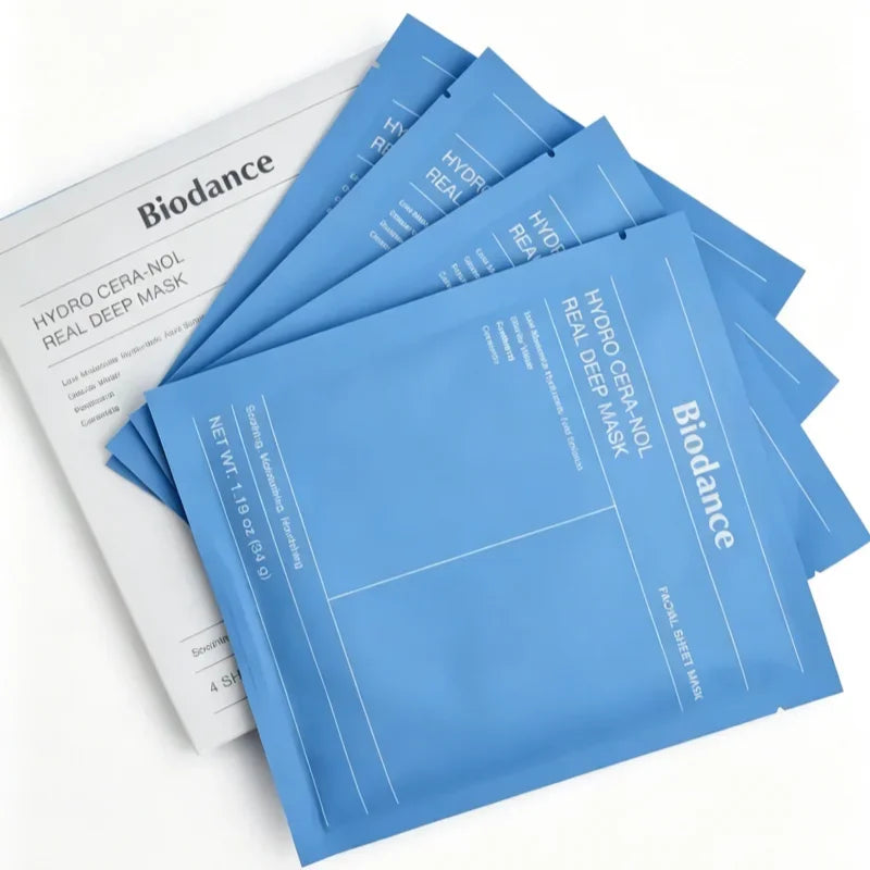 Biodance Hydro Cera-nol Real Deep Overnight Face Mask 4pcs Peaceful Pleasures Health and Wellness