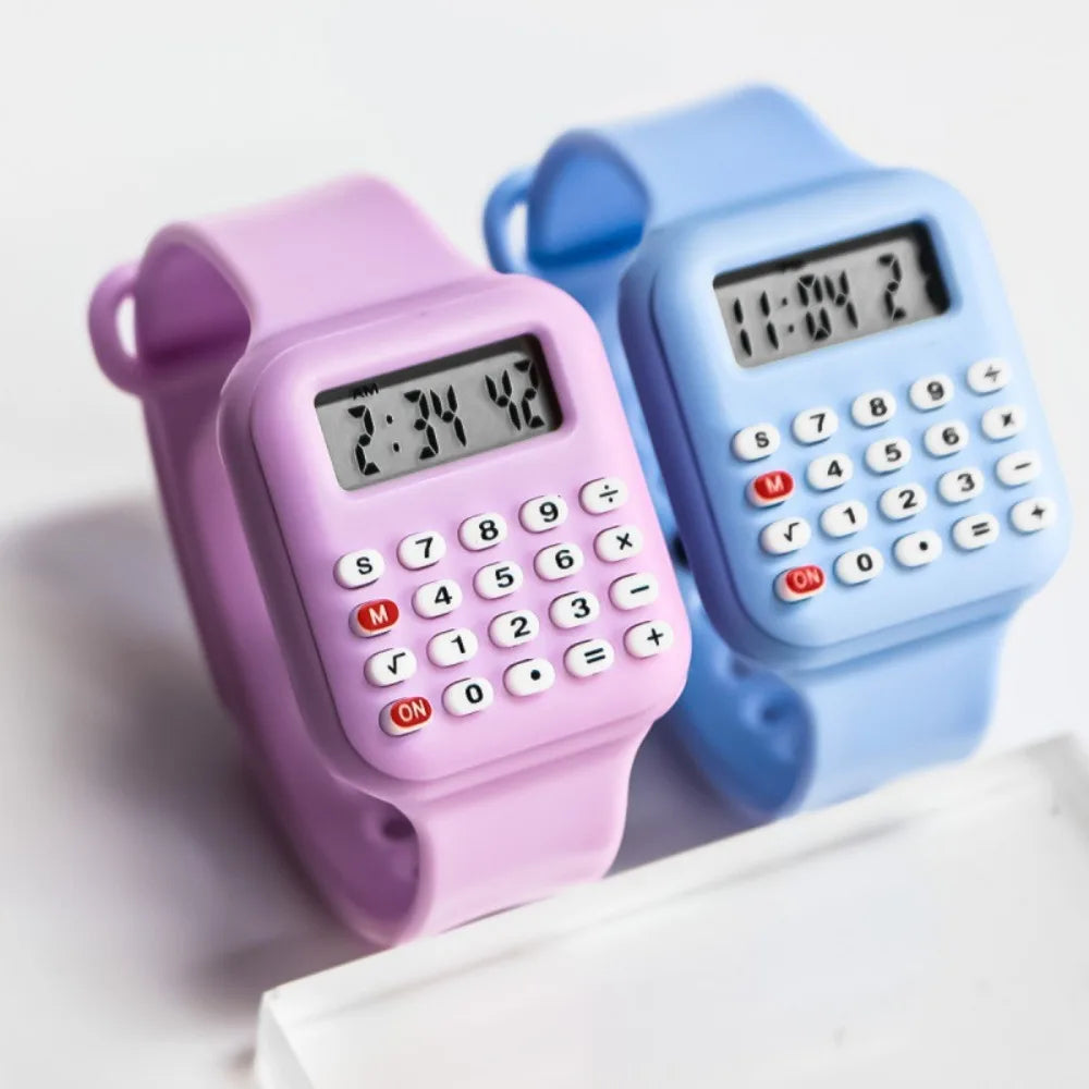 Kids Digital Calculator Watch | Date, Alarm & EL Backlight
