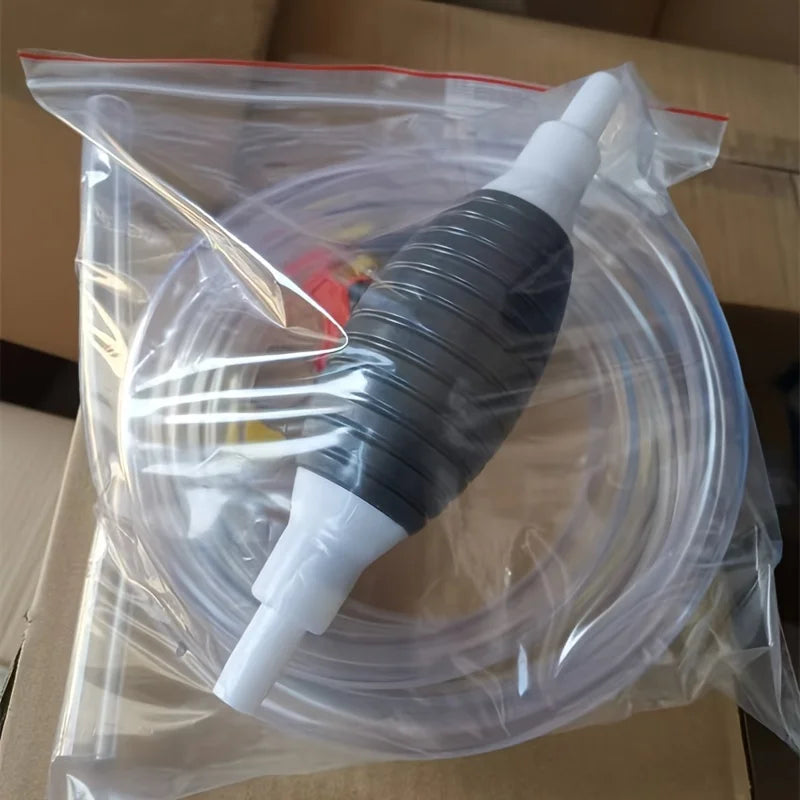 1 Set of Portable Suction Pump Equipped with Flexible Pvc Hose, Ideal for Transferring Gas, Oil, Water, and Fuel; Car Emergency Oil Extractor; Manual Oil Pump; Siphon Pipe; Siphon Pump; Water and Oil Extractor; Urea Oil Pipe Peaceful Pleasures Health and Wellness