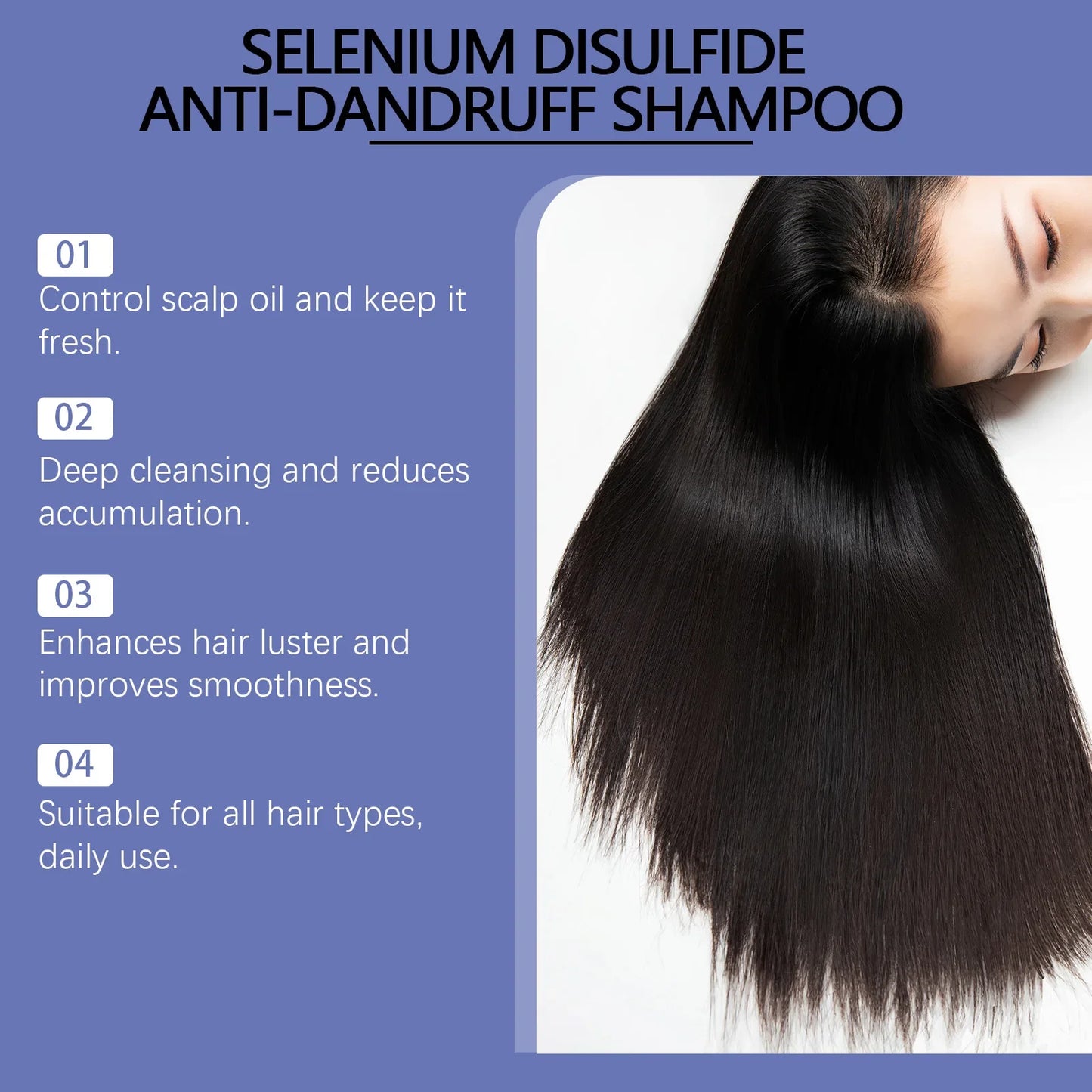 HOEGOA Selenium Sulfide Dandruff Control Shampoo 120ml