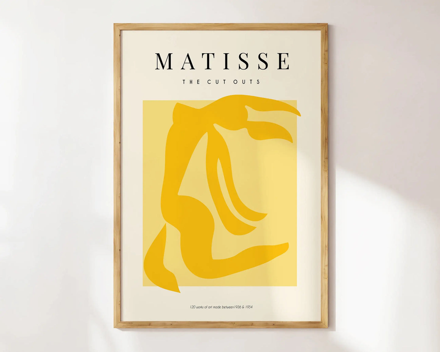Matisse Abstract Floral Canvas Print | Botanical Wall Art Poster
