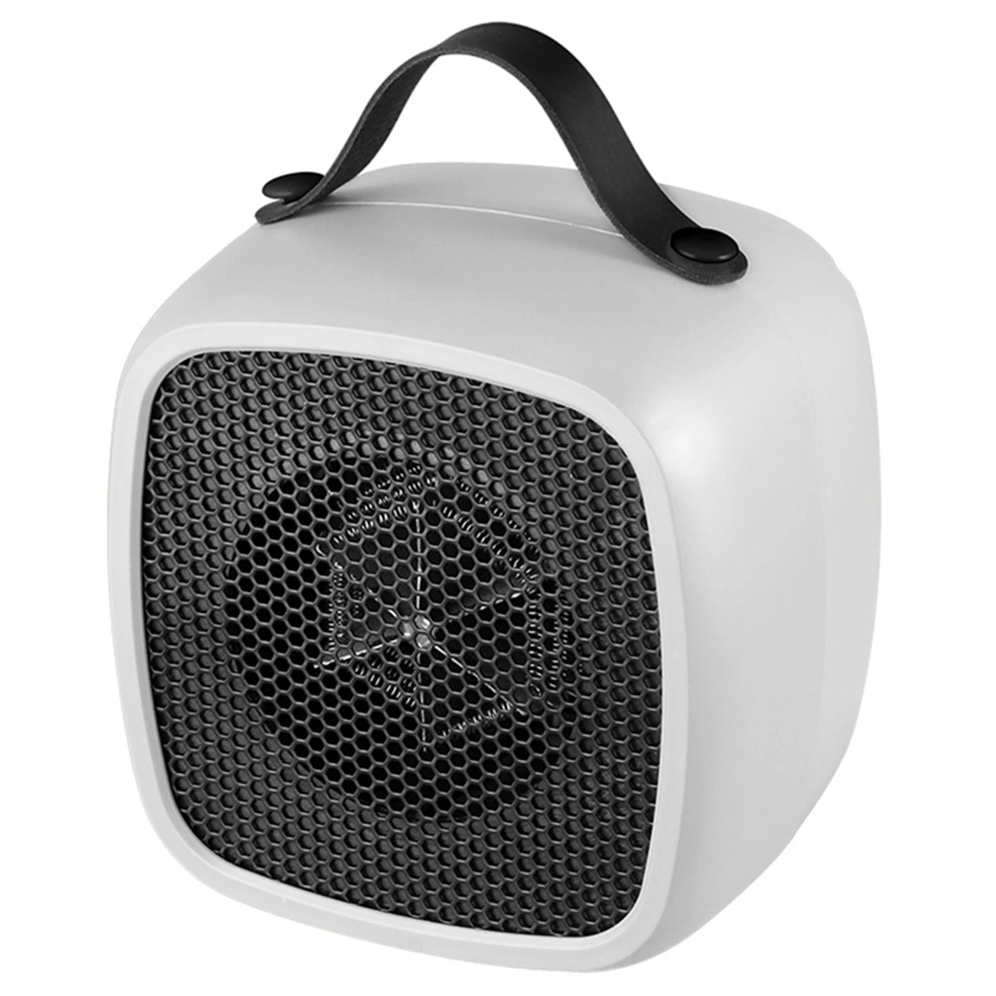 220V EU Portable 500W Fast Heating Heater Lightweight Small Space Desktop Warm Air Heater for Indoor Office Household Peaceful Pleasures Health and Wellness SKU-02-WHITE