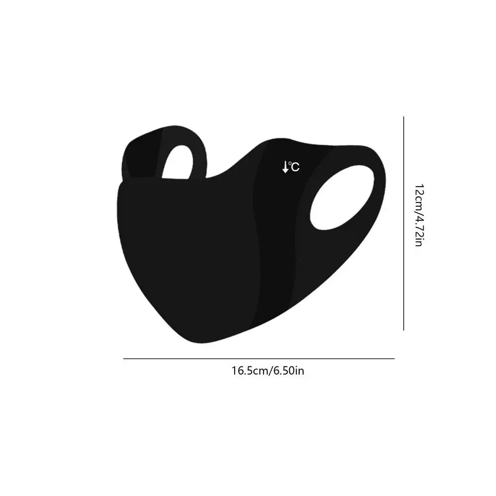 Women's Ice Silk UV Face Cover – UPF 50+ Cooling Sun Mask