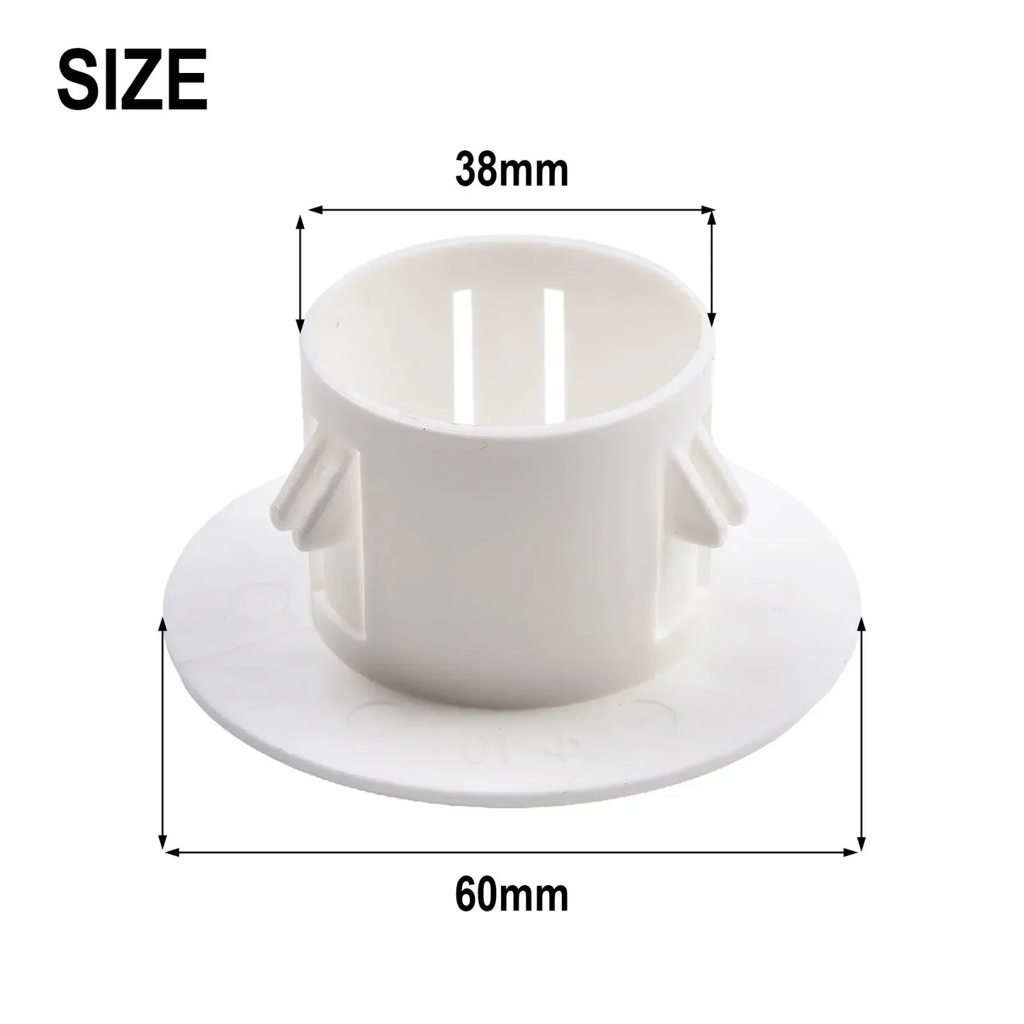 Round Ventilation Grille Cover – Plastic Wall Hole Cap 40–100mm