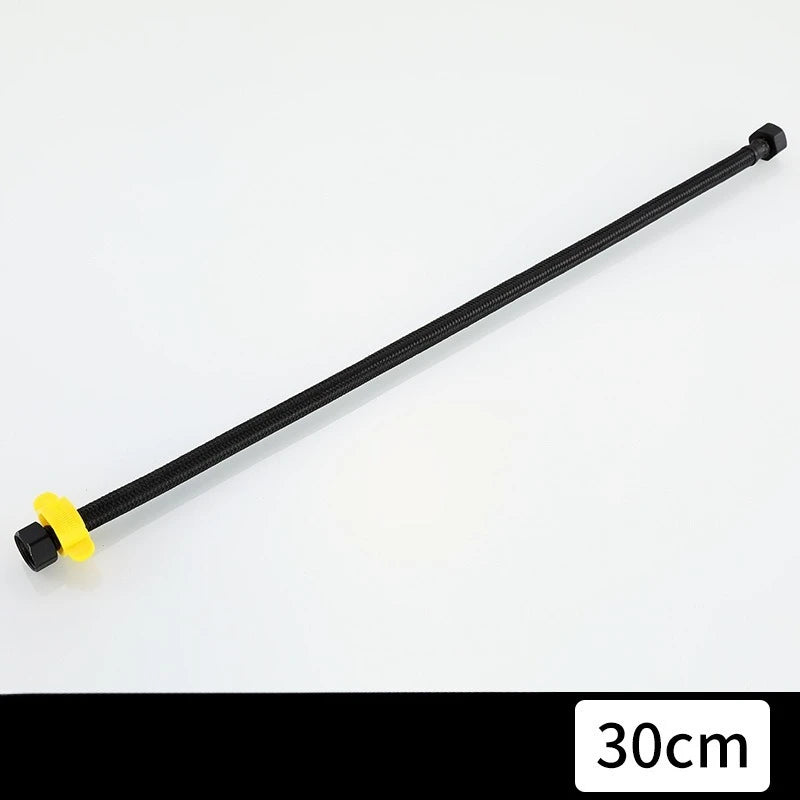 Black Pipe Water Supply Hose Faucet Water Heater Water Pipe Heater Pipe Toilet Connection Water Inlet Pipe 30-80cm Fittings Peaceful Pleasures Health and Wellness 30cm