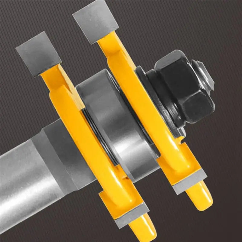 A36T-2Pcs Shank Joint Assembly Router Bit Set Tongue & Groove T-Slot Milling Cutter For Woodwork Cutting Tools Peaceful Pleasures Health and Wellness