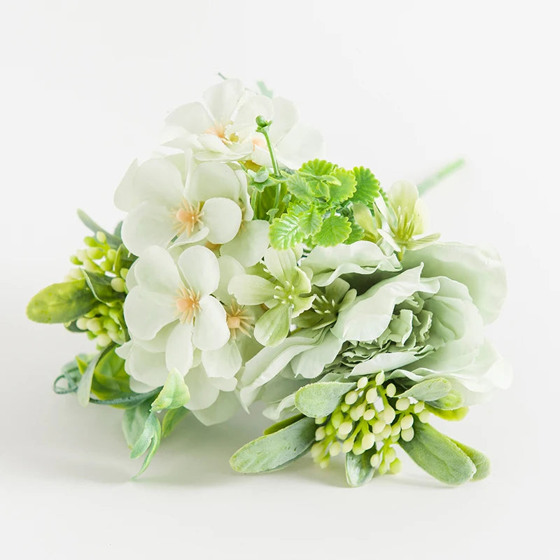Artificial Silk Peony Bouquet | Wedding & Home Decor Flowers