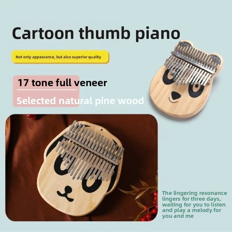 10 Note 17 Thumb Piano Cartoon Kalimba Peach Blossom Core
