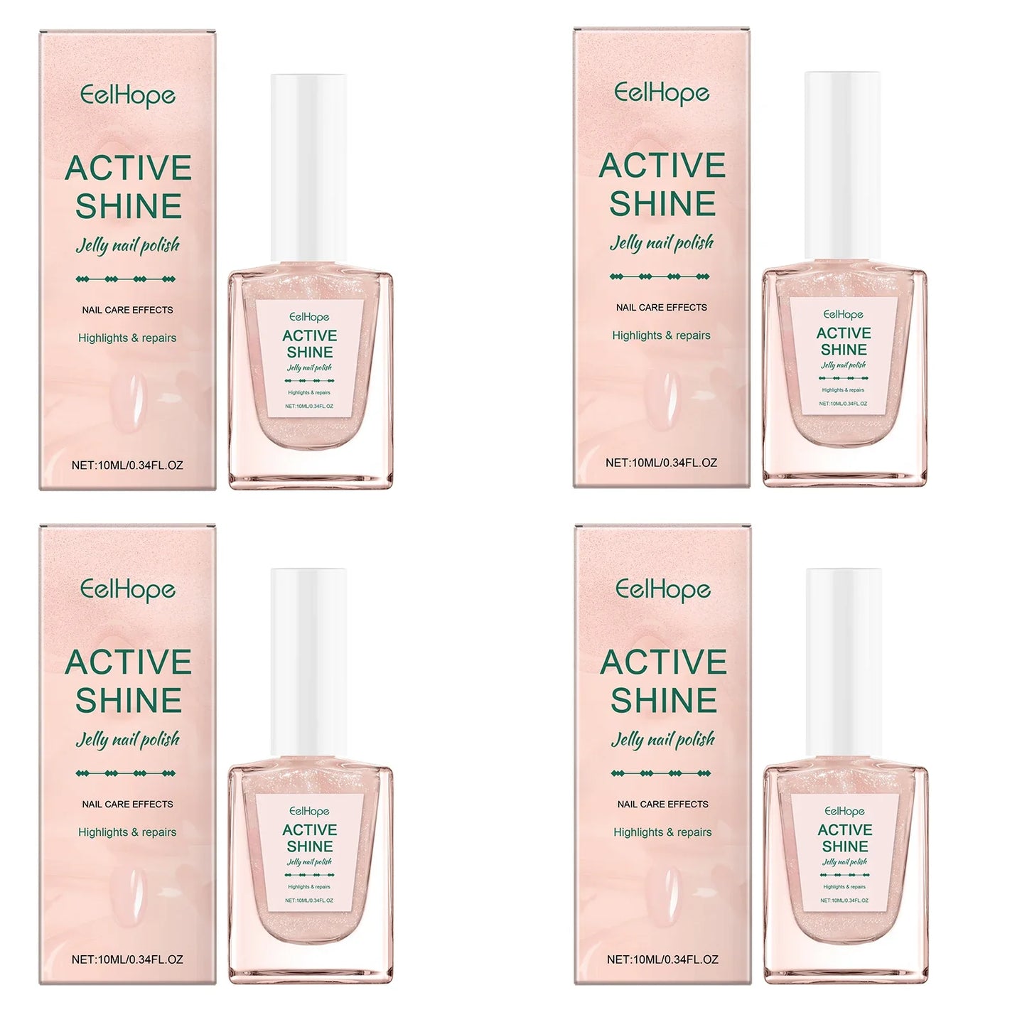 Jelly Gel Nail Polish Translucent Sheer UV LED Soak-Off 10ml