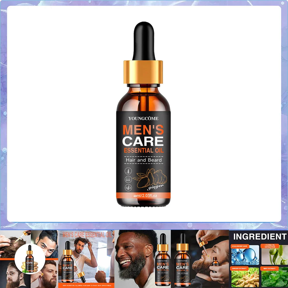 YOUNGCOME Beard Growth Oil – Moisturize, Soften & Nourish
