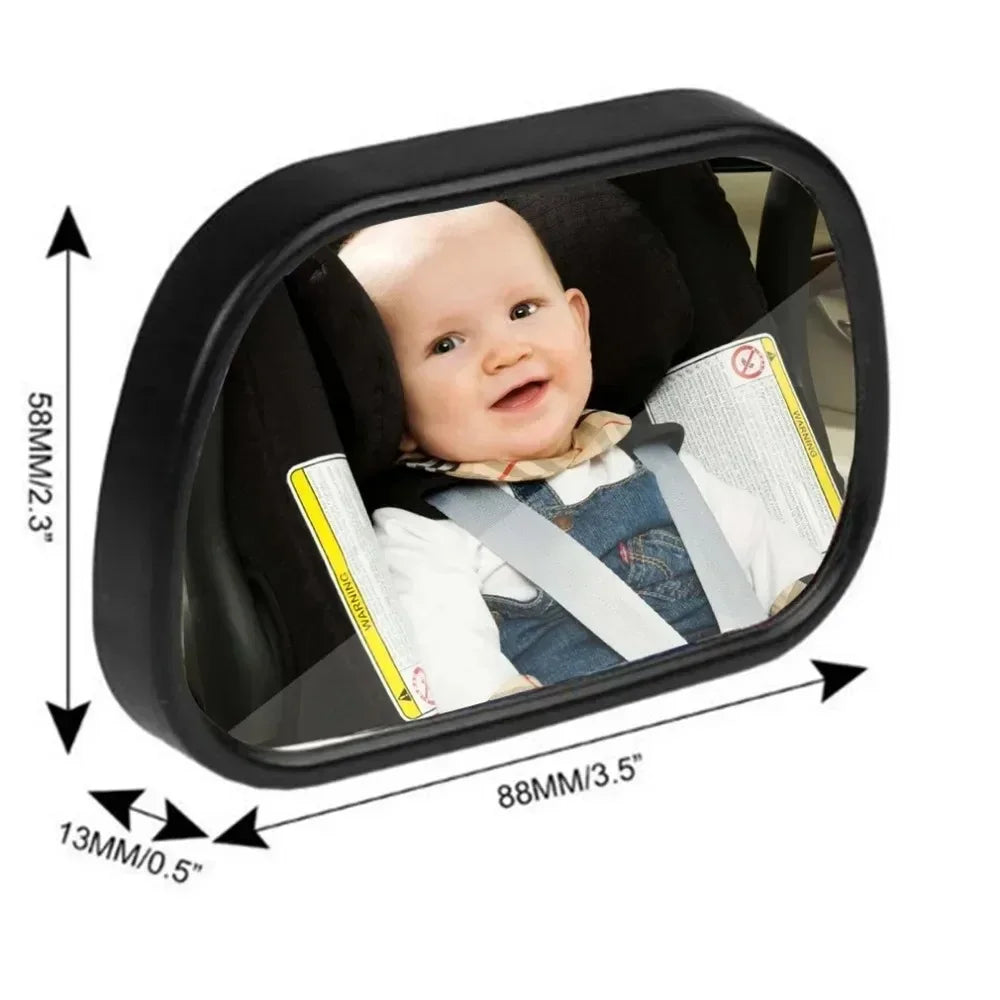 2 in 1 Convex View Adjustable Mini Rearview Mirror For Car Baby Rear Seat Child Kids Safety Peaceful Pleasures Health and Wellness
