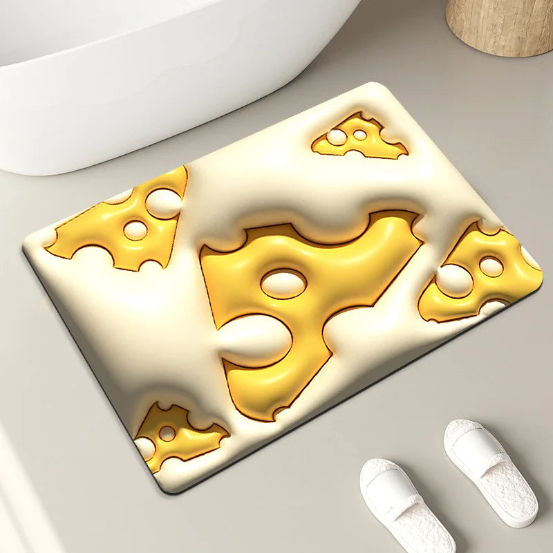3D Visual Non-Slip Bath Mat – Kawaii Bathroom Rug | Home Décor