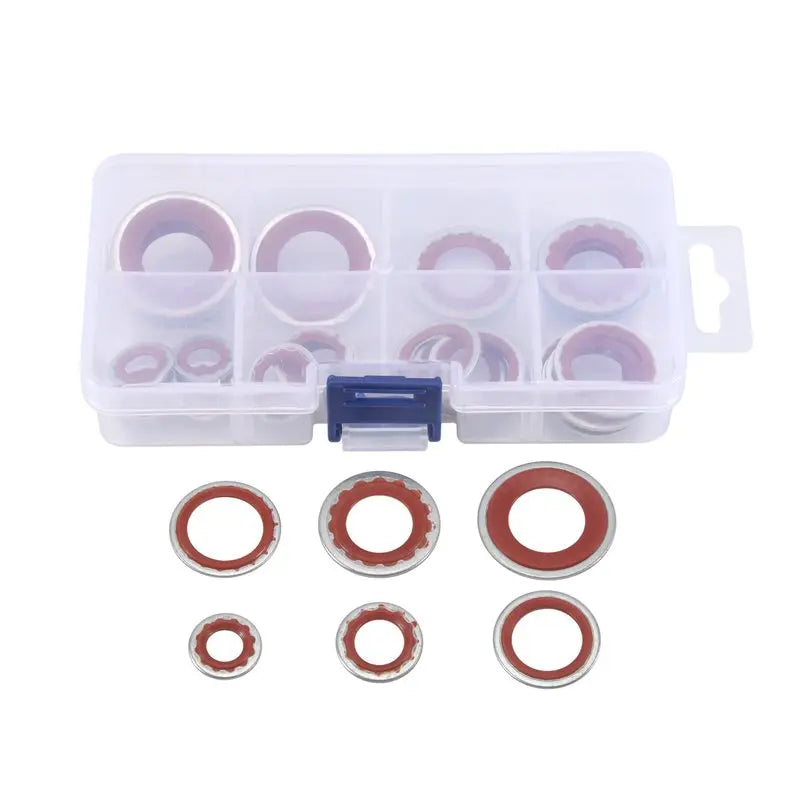 60-Pc A/C Compressor Gasket & Seal Washer Kit – 6 Sizes