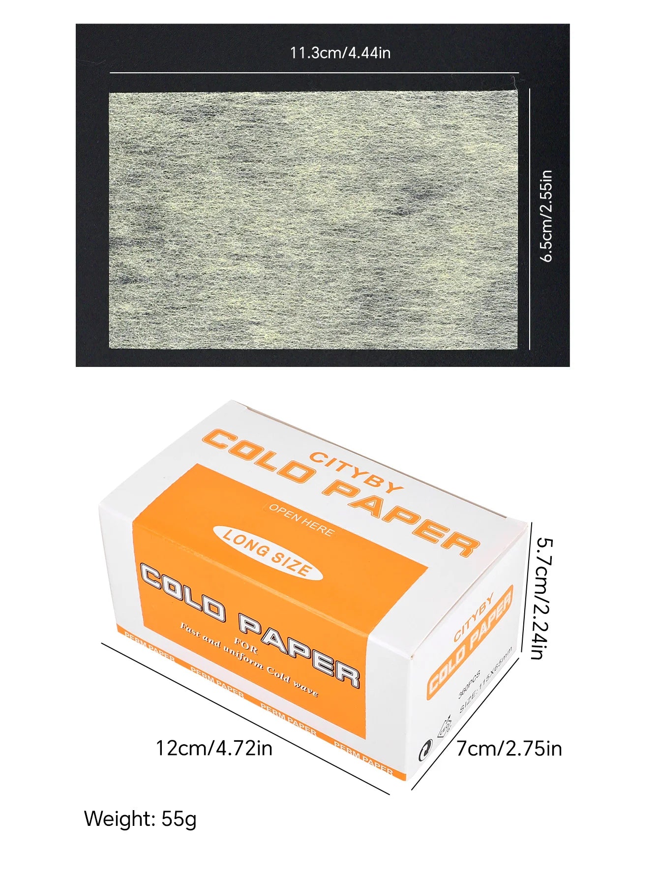 Professional Ultra-Thin Cold Perm Paper, Disposable Perm Rod Cotton Wrapping Paper For Salon Hair Curling Styling Treatment Peaceful Pleasures Health and Wellness
