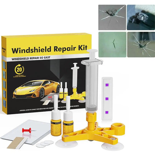 DIY Car Windshield Crack Repair Kit | Nano Glass Restore Glass Repair Kit Peaceful Pleasures Health and Wellness