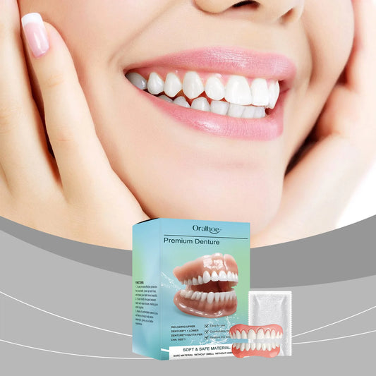 Realistic Natural Denture Set – Comfortable, Firm & Safe Fit Denture Set Peaceful Pleasures Health and Wellness