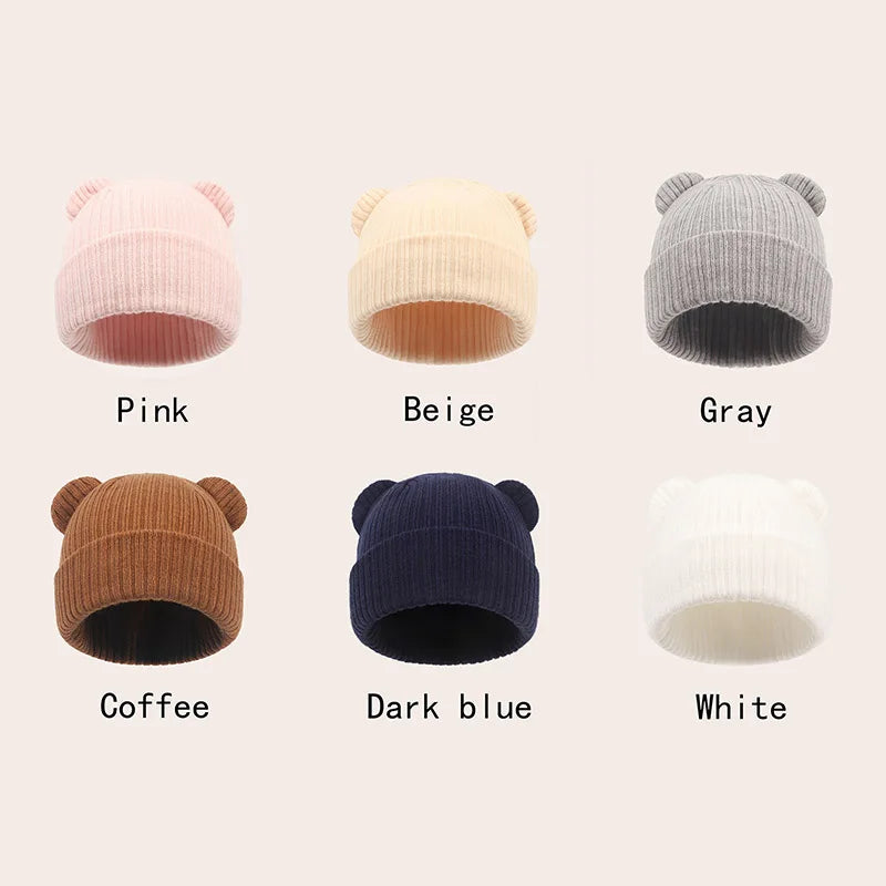Baby Knitted Winter Beanie Hat | Unisex Toddler Bonnet 0–2Y