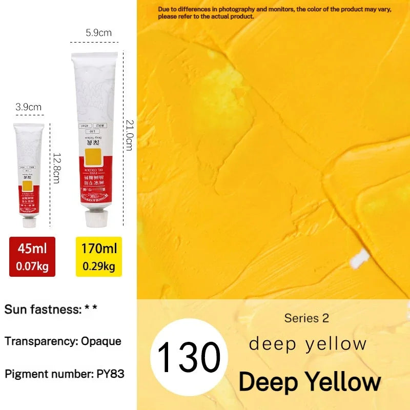 Bview Art Oil Painting Pigment Tube Acrylic Paint Artist Drawing