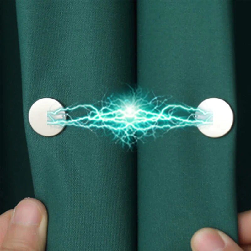 Metal Magnetic Curtain Closure Clips | Aluminum Alloy Buckle